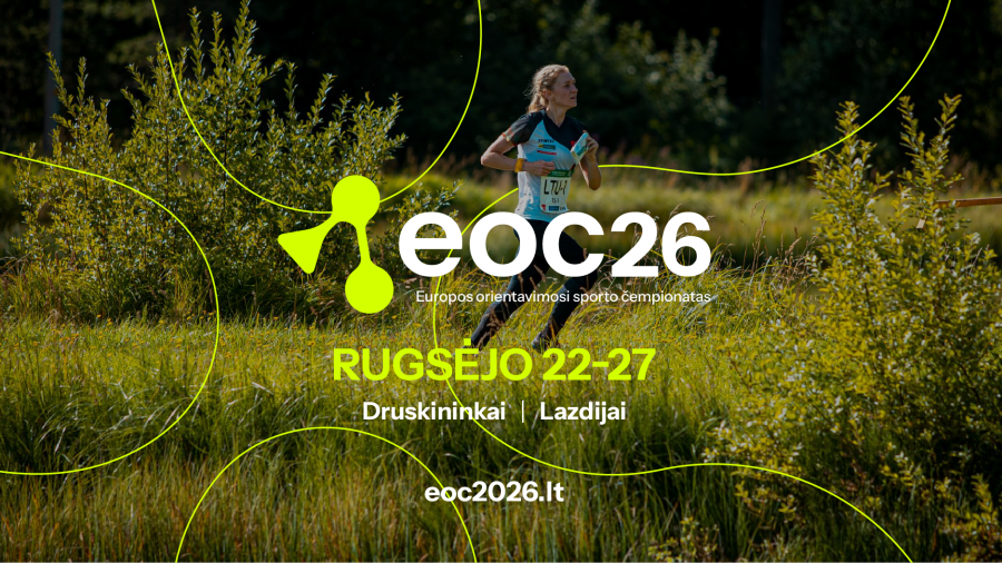 EUROPOS ORIENTAVIMOSI SPORTO ČEMPIONATAS 2026